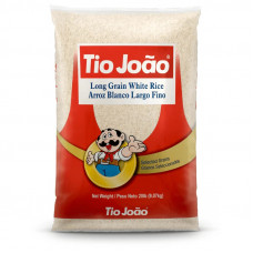 Long-fine White Rice Type 1 Tio João 20LB (9.07 Kg)